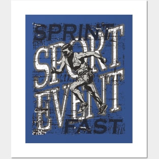 Sport Event Sprints Almost Abstract Posters and Art